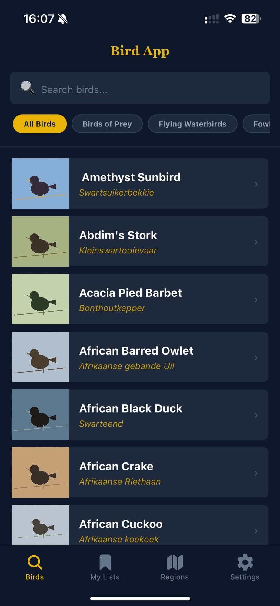 Birding Data Platform | Mobile & Web Systems Architect screenshot