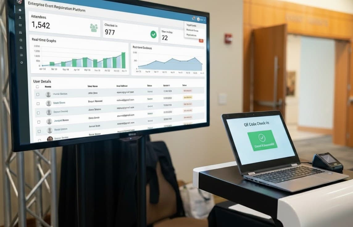 Enterprise Event Registration Platform | Systems Architect screenshot