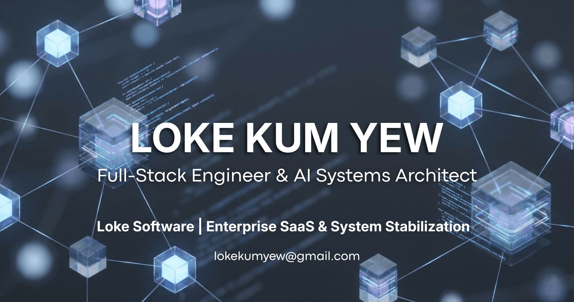 Case Studies & Technical Portfolio | Kum Yew Loke (Loki)